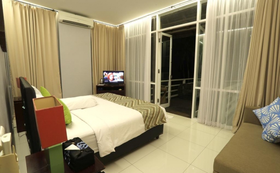 Tampilan Bedroom Hotel di 808 Residence Bali