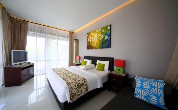 Tampilan Bedroom Hotel di 808 Residence Bali
