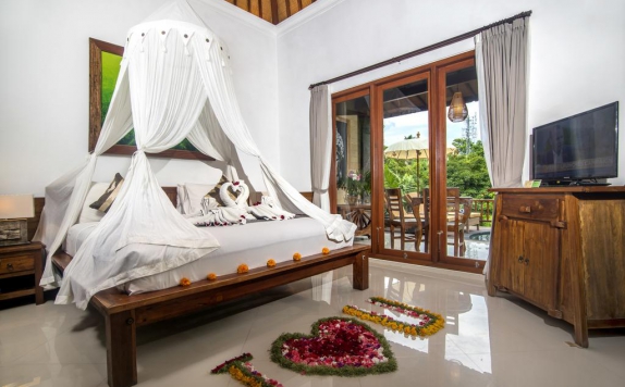 Tampilan Bedroom Hotel di Alam Dania Cottage