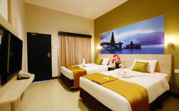 guest room twin di Asoka City Hotel