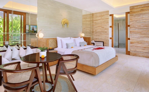 Tampilan Bedroom Hotel di Astera Villa Seminyak
