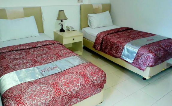 Tampilan Bedroom Hotel di Atia Now Hotel Tarakan