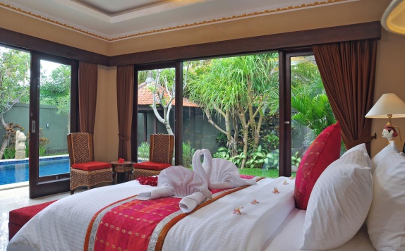 Tampilan Bedroom Hotel di Bali Aroma Exclusive Villas