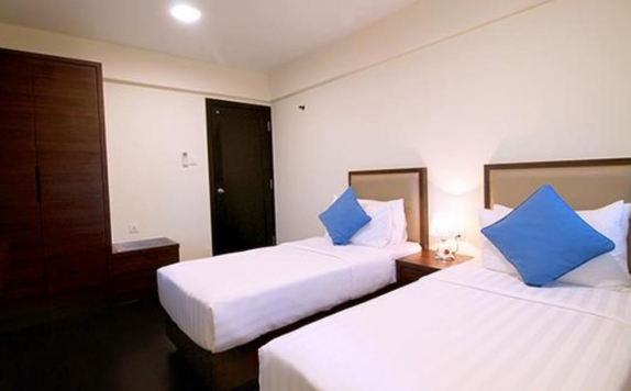 guest room twin bed di Banyu Biru Villa