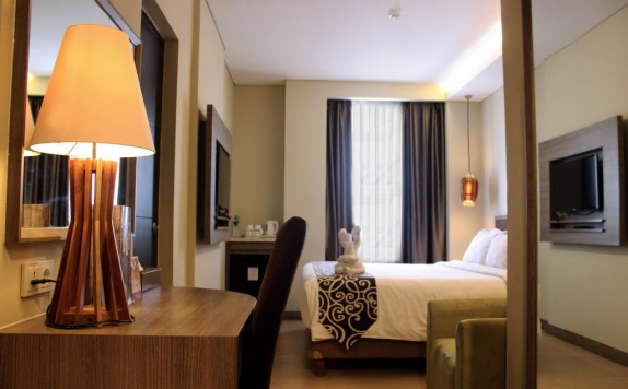 Tampilan Bedroom Hotel di Best Western Plus Kemayoran Hotel