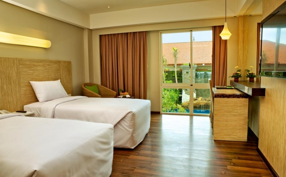 Tampilan Bedroom Hotel di Bintang Kuta Hotel