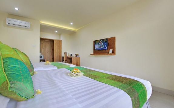 Tampilan Bedroom Hotel di Bucu View Ubud Resort