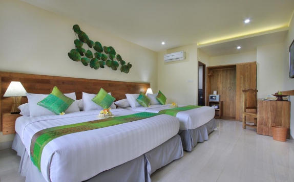 Tampilan Bedroom Hotel di Bucu View Ubud Resort