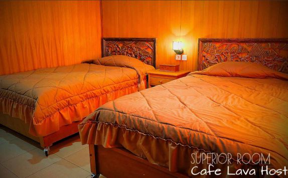 Bedroom di Café Lava Hostel