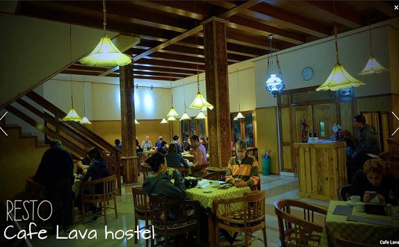Restaurant di Café Lava Hostel