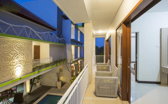Tampilan Balkoni Hotel di Casa Dasa Bali