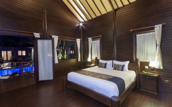 Tampilan Bedroom Hotel di Coconut Boutique Resort Lombok