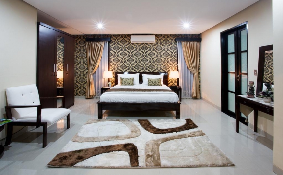 Tampilan Bedroom Hotel di Cometa Villas Seminyak