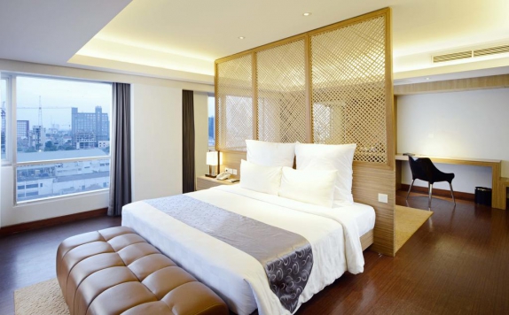 Tampilan Bedroom Hotel di Crown Prince Surabaya