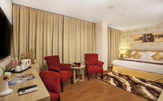 Interior Bedroom di Days Hotel and Suites Jakarta Airport (Managed By Wyndham)