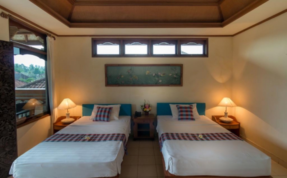 Tampilan Bedroom Hotel di DePradha Ubud