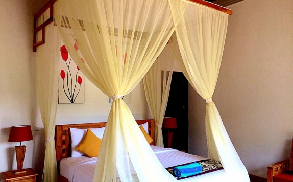 Tampilan Bedroom Hotel di Dupa Ubud Villa