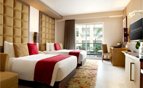 Tampilan Bedroom Hotel di Eastparc Hotel Yogyakarta