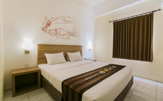 Tampilan Bedroom Hotel di Evora Hotel Surabaya