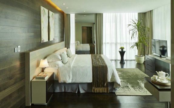 Tampilan Bedroom Hotel di Fraser Residence Menteng Jakarta