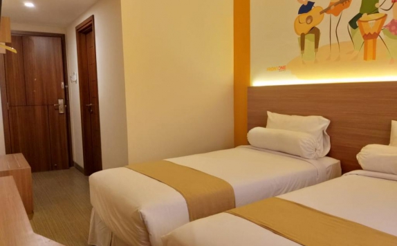 Tampilan Bedroom Hotel di Front One Hotel Tulungagung