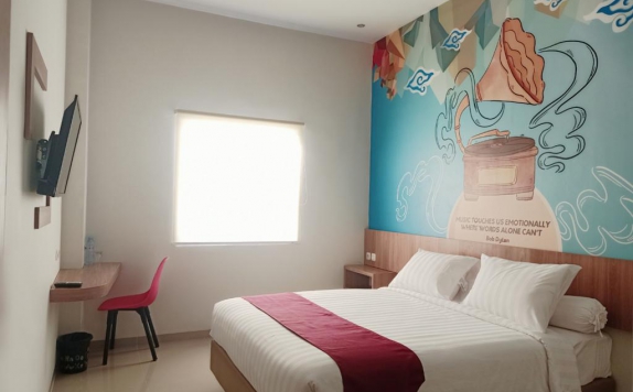 bedroom di FRONT ONE Ratu Hotel Nganjuk