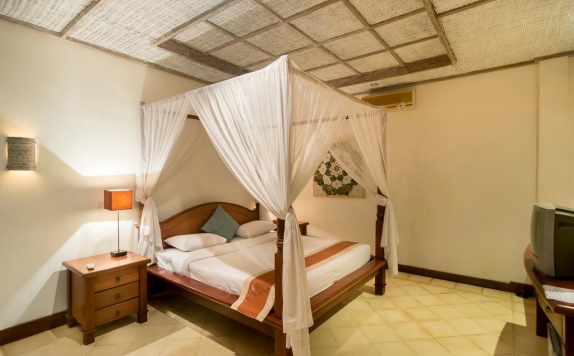 Tampilan Bedroom Hotel di Gajah Biru Bungalows