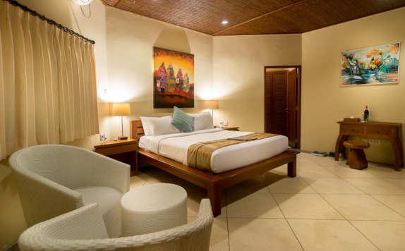 Tampilan Bedroom Hotel di Gajah Biru Bungalows
