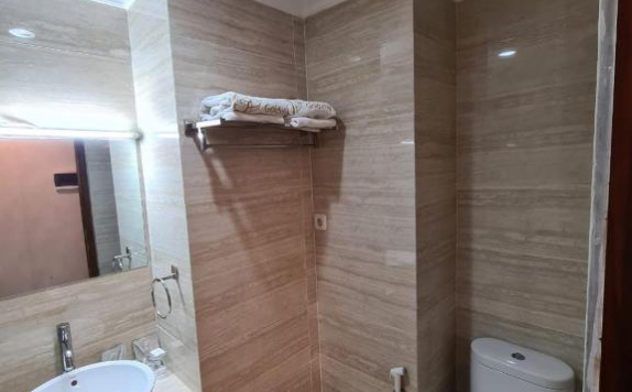 Bathroom di Goldvitel Hotel