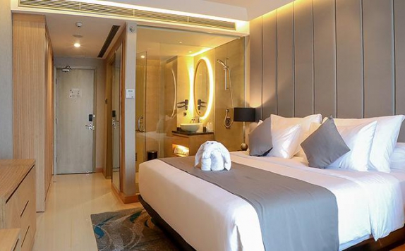 Tampilan Bedroom Hotel di Grand Dafam Surabaya