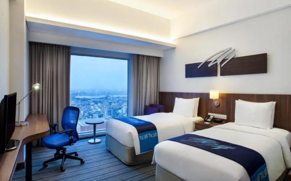 Tampilan Bedroom Hotel di Holiday Inn Express Jakarta Pluit Citygate