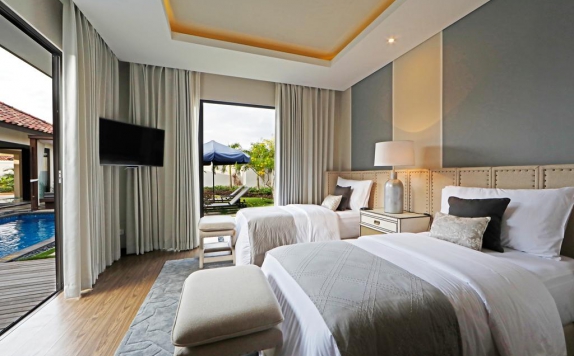 Tampilan Bedroom Hotel di Holiday Villa Pantai Indah Bintan Island