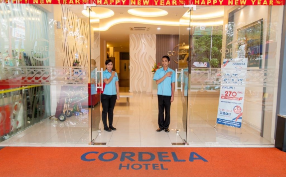 Front view di Hotel Cordela Medan