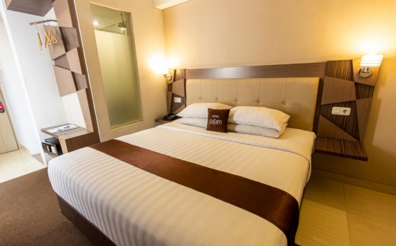 Tampilan Bedroom Hotel di Hotel Dafam Fortuna Malioboro