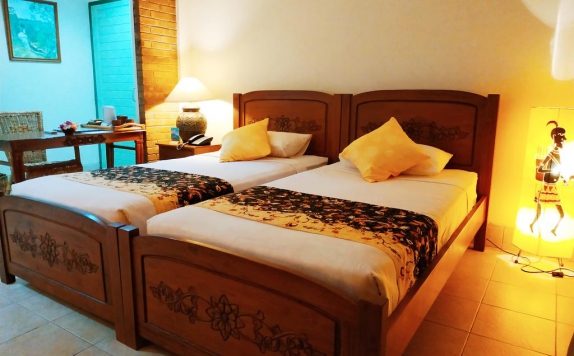 Tampilan Bedroom Hotel di Hotel Deli River