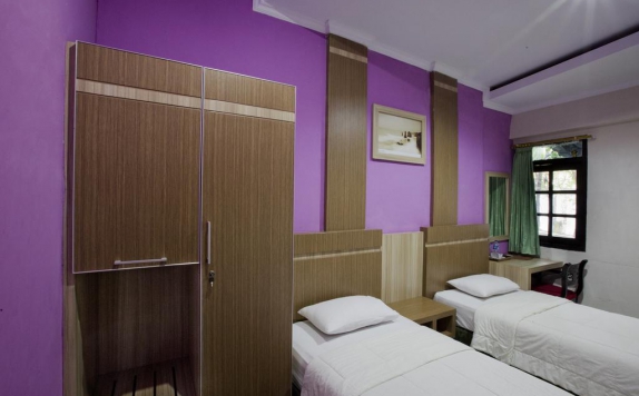 Tampilan Bedroom Hotel di Hotel Galuh Anindita