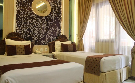 Guest room Twin Bed di Hotel Indah Palace