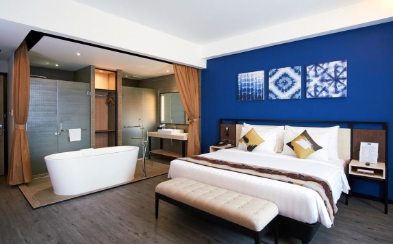 Tampilan Bedroom Hotel di Hotel Kyriad Muraya