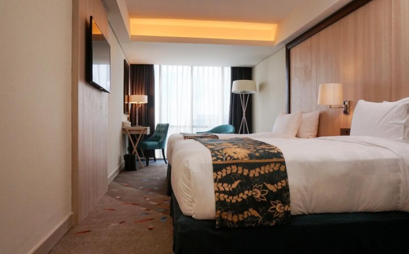 Tampilan Bedroom Hotel di Hotel Louis Kienne Pandanaran