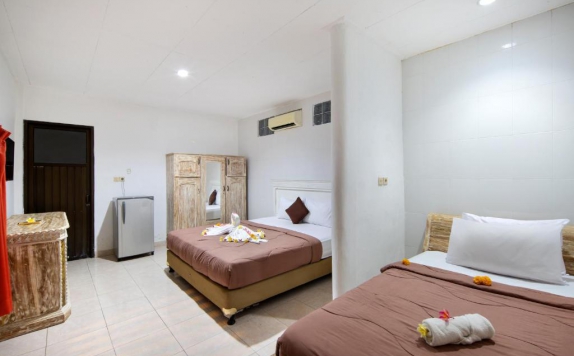 Bedroom di Hotel Lumbung Sari
