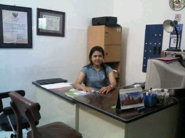 Receptionist di Hotel Malang