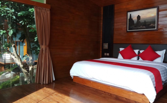 Tampilan Bedroom Hotel di Hotel Manohara Borobudur