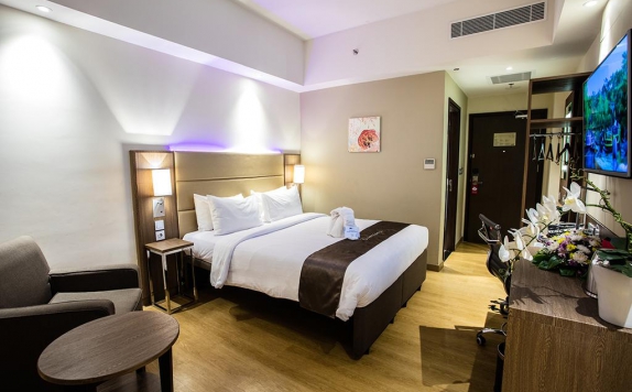 Tampilan Bedroom Hotel di Hotel Olympic Renotel