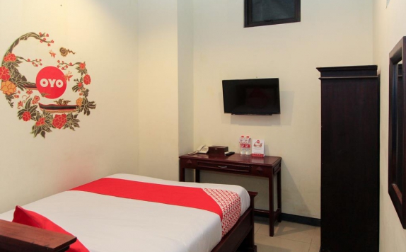 Tampilan Bedroom Hotel di Hotel Paprica Dua