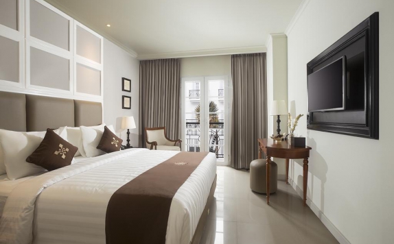 Tampilan Bedroom Hotel di Indies Heritage Hotel Jogjakarta
