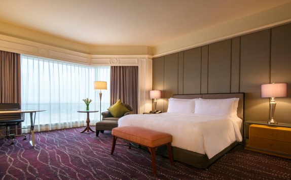 Tampilan Bedroom Hotel di JW Marriott Surabaya