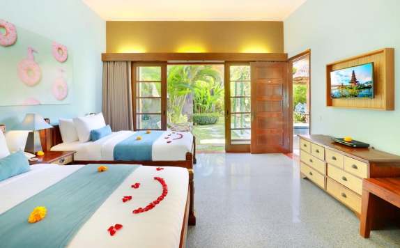 Tampilan Bedroom Hotel di Kecapi Villa