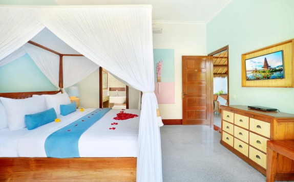 Tampilan Bedroom Hotel di Kecapi Villa