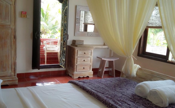 Tampilan Bedroom Hotel di Ketekung Bungalow