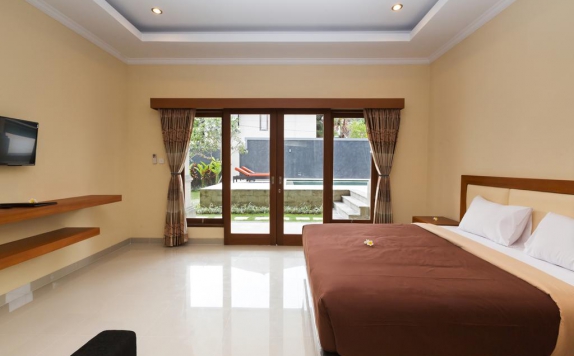 Tampilan Bedroom Hotel di Kubu Petitenget Suite